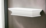 Classic White Floating Wall Shelf