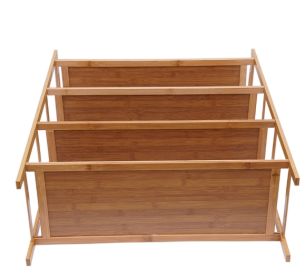 4 Tier Bamboo Shoe Racks Storage Organizer