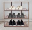 4 Tier Bamboo Shoe Rack Adjustable Height Buyer Reviews      Restricted Item