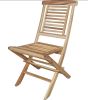 Natural Solid Wood Outdoor Dining Chair