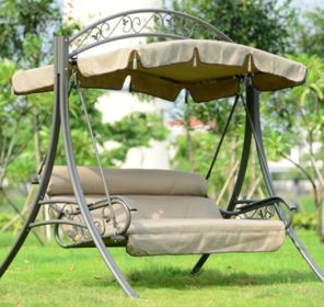 Outdoor Leisure Furniture Rocking Chair Iron Swing