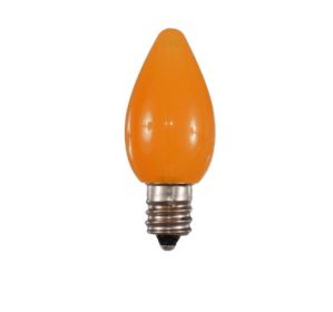 LED C7 Bulbs Opaque Orange