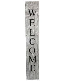 Rustic White Wash Front Porch Welcome Sign