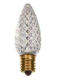 LED C9 Warm White Faceted Bulb