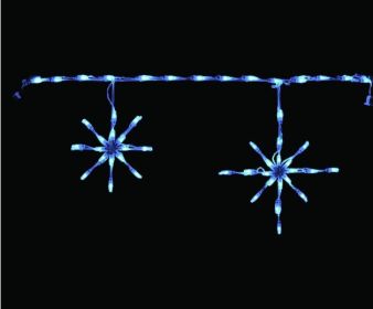 LED Snowflake Freestyle (Ice Blue)