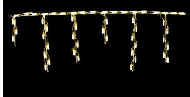 LED Steel Icicle Linkable Freestyle (Warm White)