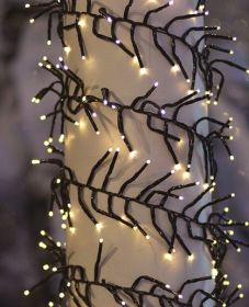 LED Twinkle Cluster Light Garland - 570 LEDs Warm White