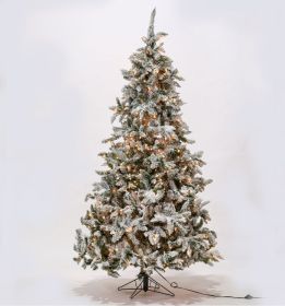 14'x100" Flocked Artic Tree - Carton A