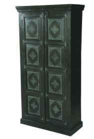 Pendleton 2-Door Cabinet in Dark Brown