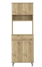 Light Oak Manufactured Wood Bay Area Pantry