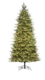 LED 9.5' Fraiser Fir Tree White Concave Lights