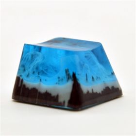 Keycap Qianshan Muxue Resin Wood Keycap (Option: 3style)