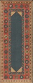 Persian Bazaar Lombalo Kohar (Option: Blue,Red, size: 36x115)