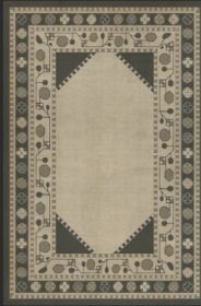 Persian Bazaar Lombalo Kami (Option: Tan,Aged Black, size: 24x36)