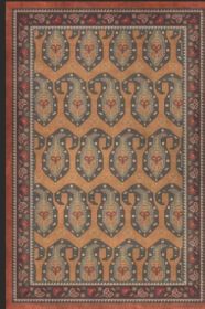 Persian Bazaar Kintala Svata (Option: Orange,Blue, size: 38x56)