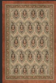 Persian Bazaar Kintala Rakli (Option: Cream,Orange, size: 24x36)