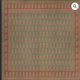 Persian Bazaar Kintala Mora (Option: Red,Gray, size: 120x120)