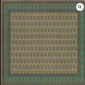 Persian Bazaar Kintala Kesali (Option: Blue,Green, size: 120x120)