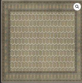 Persian Bazaar Kintala Gliabno (Option: Cream,Gray, size: 72x72)