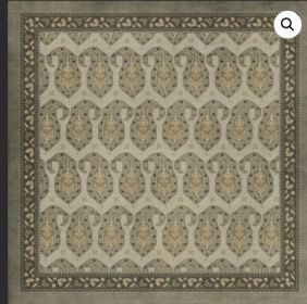 Persian Bazaar Kintala Gliabno (Option: Cream,Gray, size: 36x36)