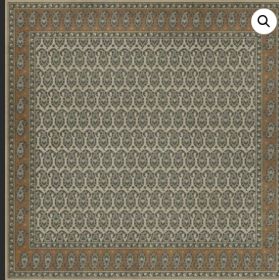 Persian Bazaar Kintala Frumos (Option: Cream,Brown, size: 96x96)