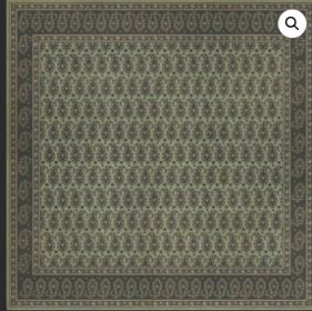 Persian Bazaar Kintala Dariav (Option: Blue,Gray, size: 120x120)