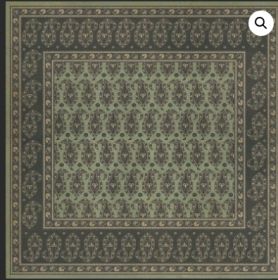 Persian Bazaar Kintala Dariav (Option: Blue,Gray, size: 60x60)