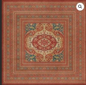 Persian Bazaar Farahan Firdaus (Option: Red,Blue, size: 120x120)