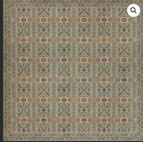 Persian Bazaar Hamadan Sadiq (Option: Blue,Brown, size: 120x120)