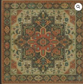 Persian Bazaar Camelot Uther Pendragon (Option: Red,Aged Black, size: 60x60)