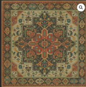 Persian Bazaar Camelot Uther Pendragon (Option: Red,Aged Black, size: 72x72)