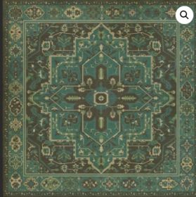 Persian Bazaar Camelot the Holy Grail (Option: Blue, Aged Black, size: 60x60)