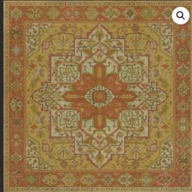 Persian Bazaar Camelot Dindrane (Option: Yellow,Orange, size: 120x120)