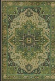 Persian Bazaar Camelot Camelot (Option: Green,Aged Black, size: 120x175)