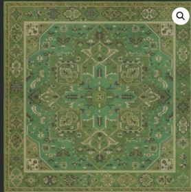 Persian Bazaar Camelot Avalon (Option: Green,, size: 120x120)