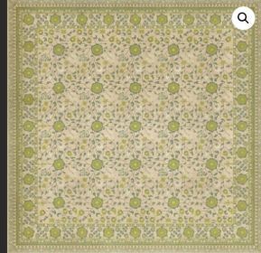 Persian Bazaar Samarkand Yashil (Option: Tan,Green, size: 120x120)