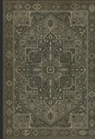 Persian Bazaar Camelot the Black Knight (Option: Aged Black, Gray, size: 52x76)