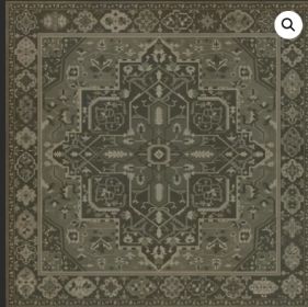 Persian Bazaar Camelot the Black Knight (Option: Aged Black, Gray, size: 72x72)