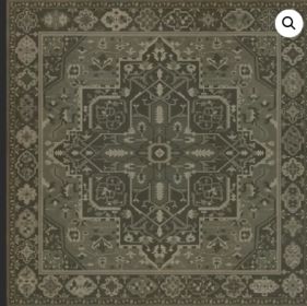 Persian Bazaar Camelot the Black Knight (Option: Aged Black, Gray, size: 96x96)