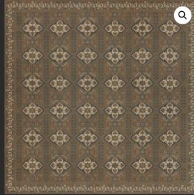 Persian Bazaar Hamadan Hadi (Option: Brown,Tan, size: 120x120)