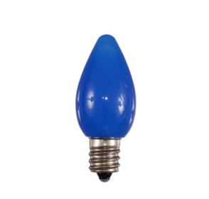 LED C7 Bulbs Opaque (Option: Blue)