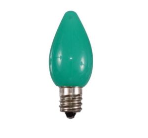 LED C7 Bulbs Opaque (Option: Green)