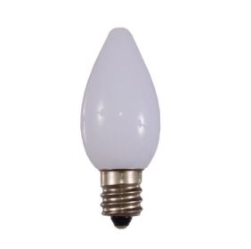 LED C7 Bulbs Opaque (Option: White)