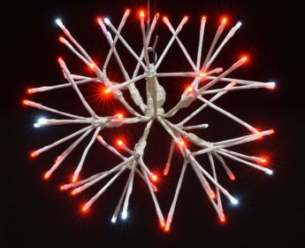 LED 12" Light Burst - Twinkle Lights (Option: Red)