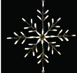 LED 18" Snowflake (Option: Warm White)