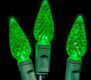 70's LED Strawberries (35ft) (Option: Green)