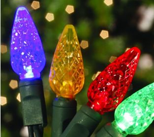 70's LED Strawberries (35ft) (Option: Multi)