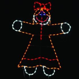 LED Gingerbread (Option: Girl)