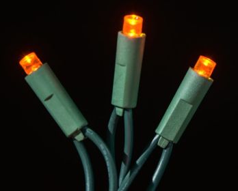 LED Concave Light Set, 4" Spacing Two Wire (Option: Orange)