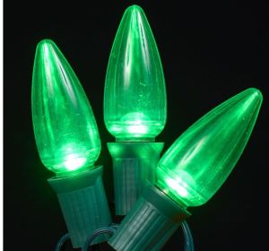 LED C9 Smooth Bulb (Option: Green)